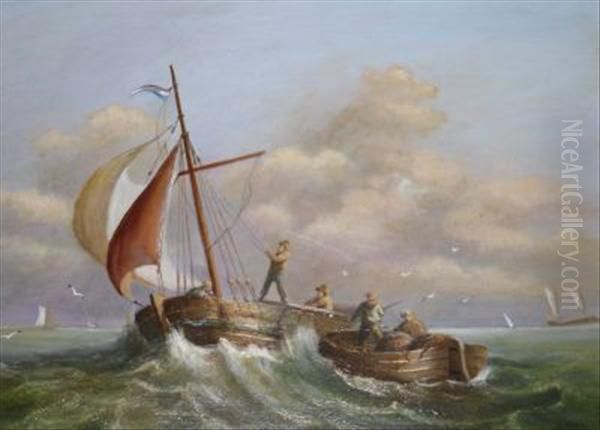 Lobster Fishing In A Squall - view 1