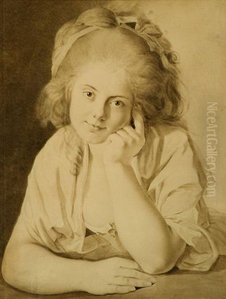 Portrait Of A Lady, Believed To Be Mrs Josephwright - view 1