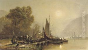 Unloading The Ships by George G. Fryer