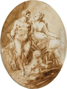 Hercules And Deianira, 1783. by Christoph Fuchs