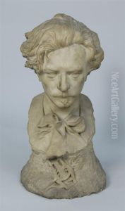 Bust Of Ignace Paderweski by Emil Fuchs