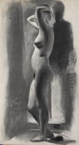Standing Nude by Emil Fuchs