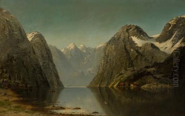 Norwegische Fjordlandschaft - view 1
