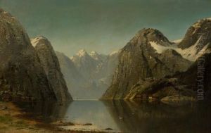 Norwegische Fjordlandschaft Norwegische Fjordlandschaft