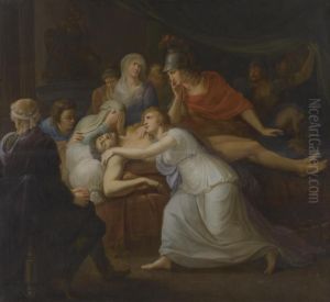 Andromache Lamenting The Death Of Hector by Friedrich Heinrich Fuger
