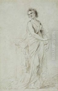Die Muse Erato Mit Derlyra by Friedrich Heinrich Fuger