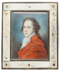 "bildnis Eines Jungen Mannes In Rotem Mantel" by Friedrich Heinrich Fuger
