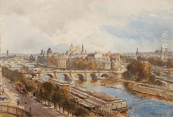 View Of Paris From The Seine - view 1