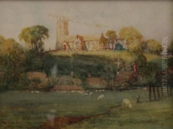 Pastoral Scene With Church - view 1