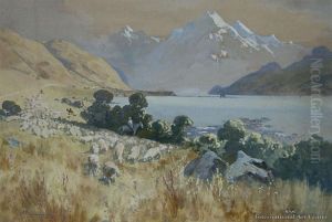 Lake Pukaki by Albert Henry Fullwood