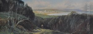 Devon Coastal Scene by John Fullwood