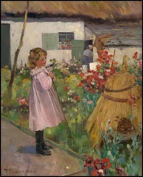 Admiring The Garden - view 1