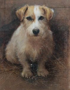 Portrait Of A Terrier by Samuel Fulton