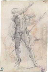 Studie Zum Hl. Michael by Francesco Furini