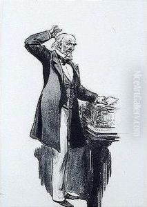 Signed On Mount: Henry Furniss by Harry Furniss