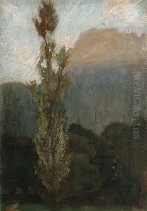 Study Of A Poplar by Charles Wellington Furse