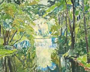 Neuer See Im Berliner Tiergarten by Edmund Furst