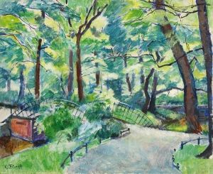 Brucke Imberliner Tiergarten by Edmund Furst