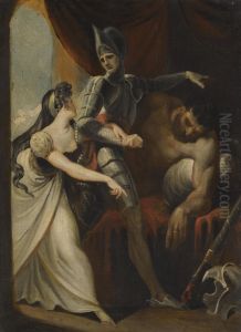 Huon Rescuing Angela From The Giant Angulaffer, From Wieland's Oberon
