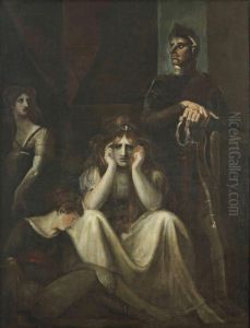 Fuseli Lady Constance, Arthur And The Earl Of Salisbury by Johann Henry Fuseli