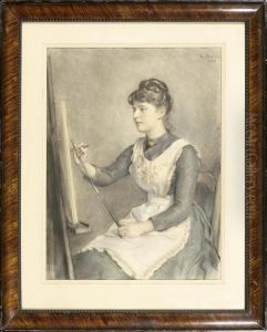The Drawing Lady by Wilhelm Heinrich Fussli
