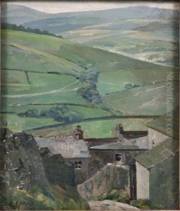 Derbyshire Farm Shed by Ethel Gabain