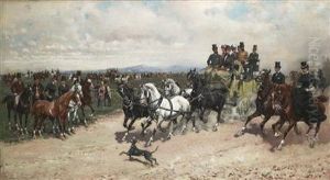The Return From Capannelle by Giuseppe Gabani