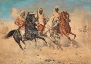Trois Cavaliers by Giuseppe Gabani