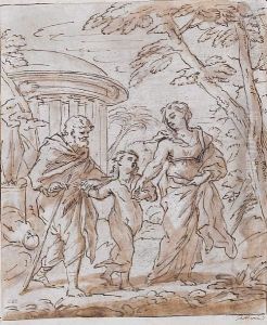The Flight Into Egypt by Anton Domenico Gabbiani