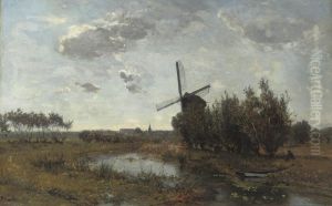 Vue Sur Le Village Abcoude (hollande)