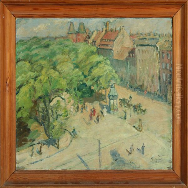 Scenery From Gronningen In Copenhagen - view 1