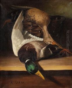 Couple De Colverts by Antoine Gadan