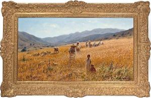 Les Moissonneurs, Algerie by Antoine Gadan