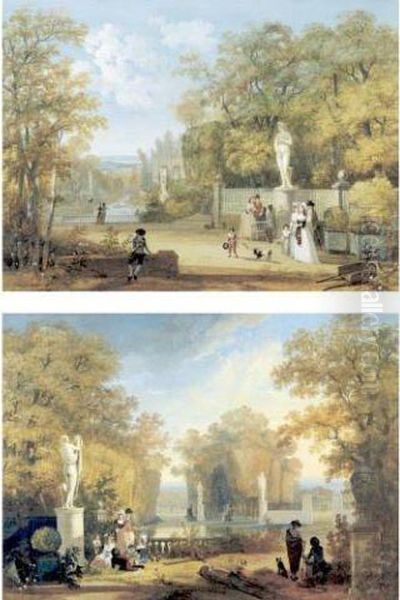 Views Of French Gardens - view 1