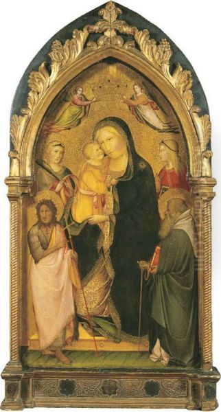 The Madonna And Child With Saints Catherine Of Alexandria, John The Baptist, Mary Magdalen, And Anthony Abbot - view 1