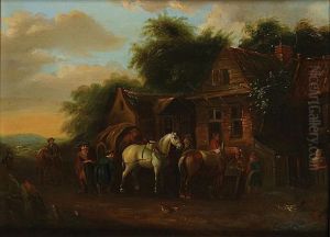 Reizigers Aan De Herberg