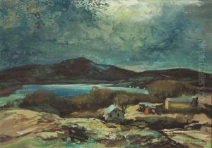 House By The Lake by Carl Frederick Gaertner