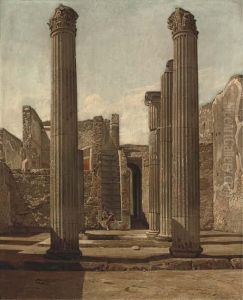 A Figure In A Classical Ruin by Enrico Gaeta