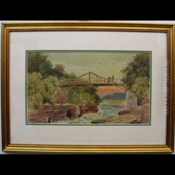 Young Boys On Bridge - view 1