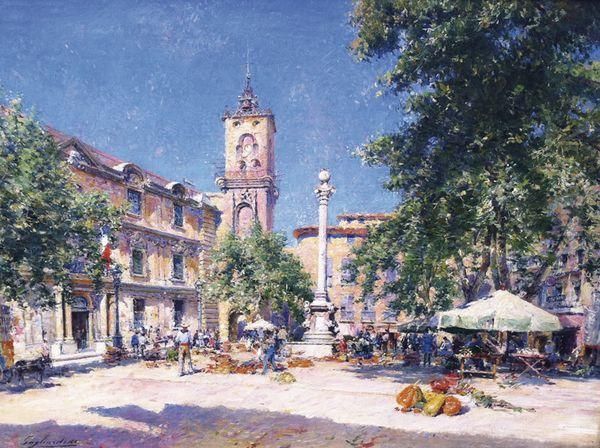 Le Marche De La Place De La Mairie A Aix-en-provence - view 1