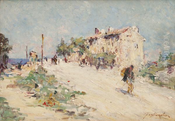 Personnage Sur Le Chemin - view 1