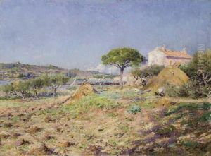Paysage De Provence by Julien Gustave Gagliardini