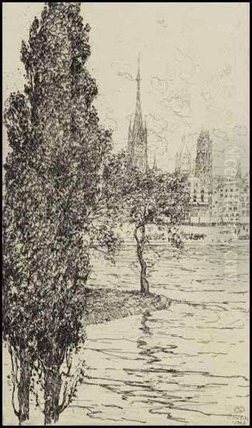 Vue De Rouen - view 1