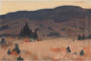 Crepuscule D""""automne, Charlevoix by Clarence Alphonse Gagnon
