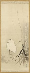 Egret by Hashimoto Gaho
