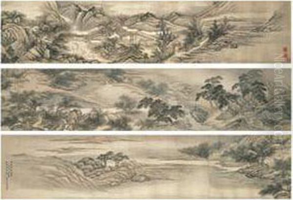Viewing Plum Blossoms - view 1