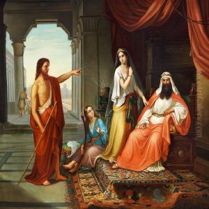 St. John The Baptist In The Palace Of King Herod.