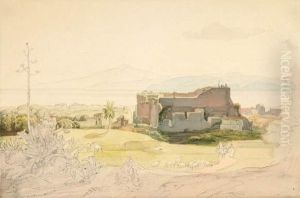 Am Golf Von Neapel. by Wilhelm Gail