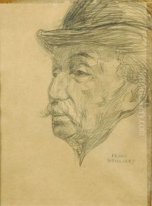 Portrait D'homme by Franz Bernard Gailliard