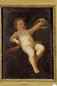 Putto Alato Con Drappo by Luigi Gainotti